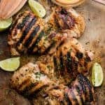 A little bit of sweet, the perfect hint of sour, and the perfect amount of heat make this Jalapeno Honey Lime Grilled Chicken the perfect summer dinner!