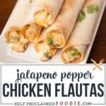 chicken flauta recipe with jalapeno and cream cheese