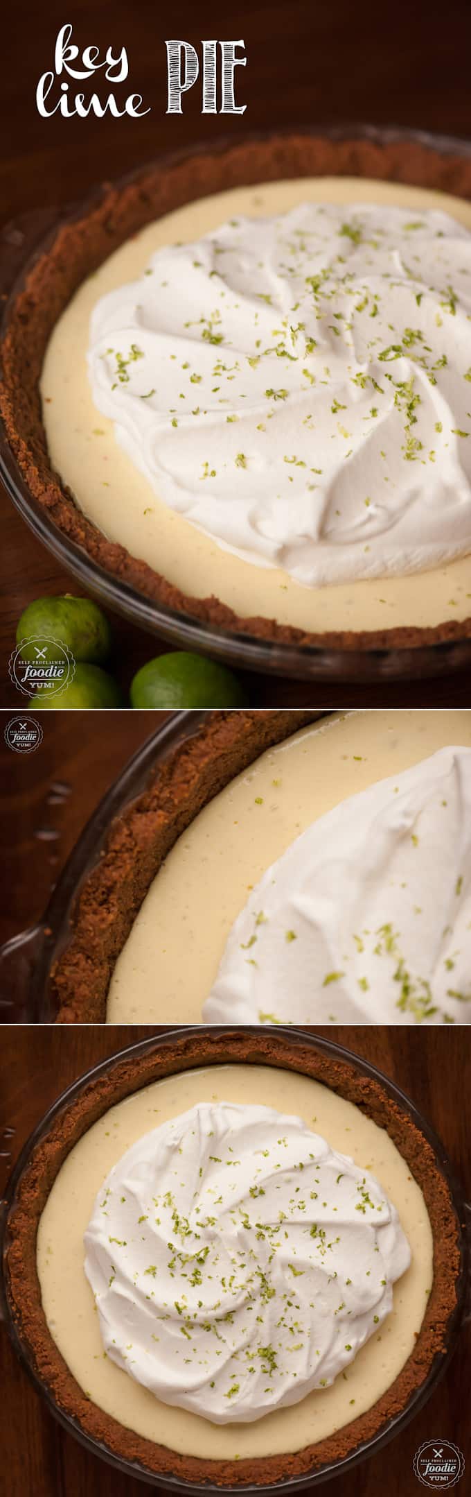 Homemade Key Lime Pie {Gingersnap Crust} Self Proclaimed Foodie