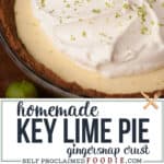 homemade key lime pie
