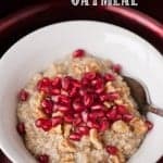 If you're looking for a healthy way to make your breakfast oats more delicious, Krissy's Winter Oatmeal uses pear, pomegranate, vanilla bean & more.