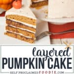 layered pumpkin cake recipe