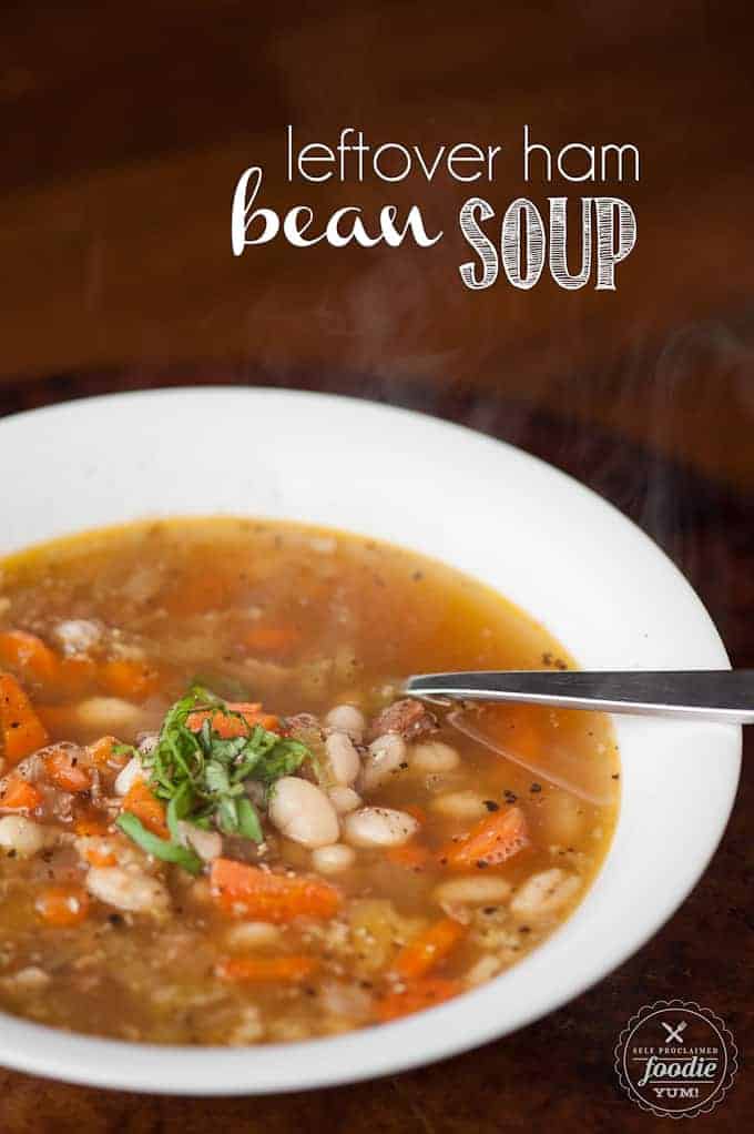 Leftover Ham Bean Soup | Self Proclaimed Foodie