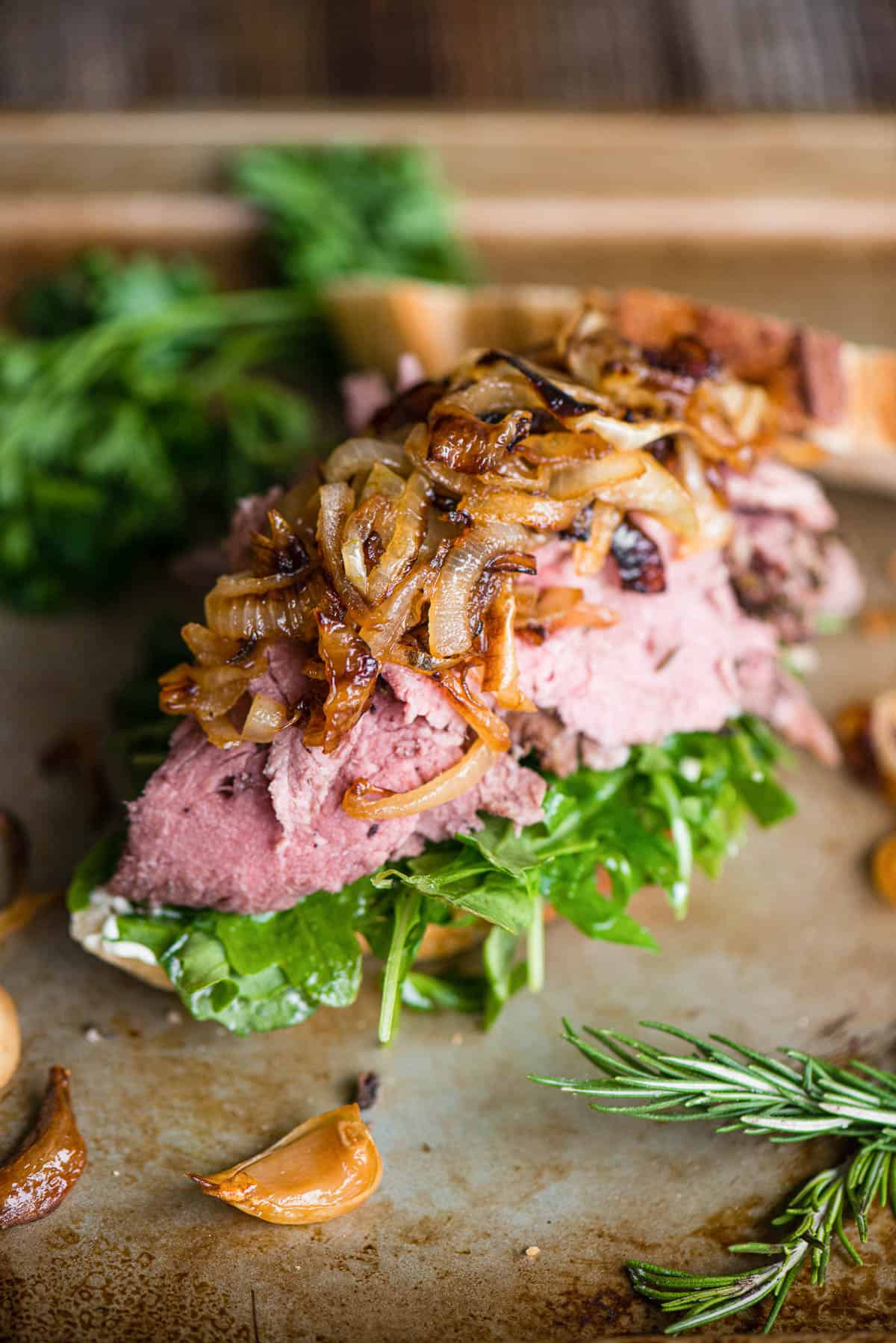 leftover prime rib sandwich recipe with grilled onions