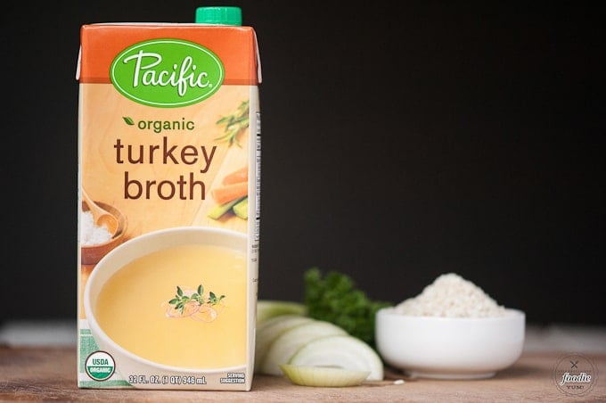 Pacific turkey broth