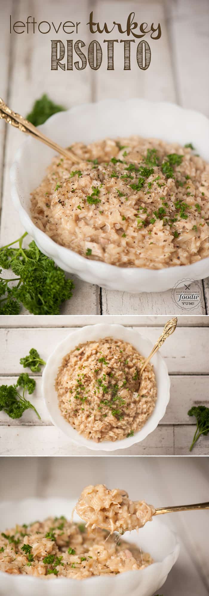 Leftover Turkey Risotto | Self Proclaimed Foodie