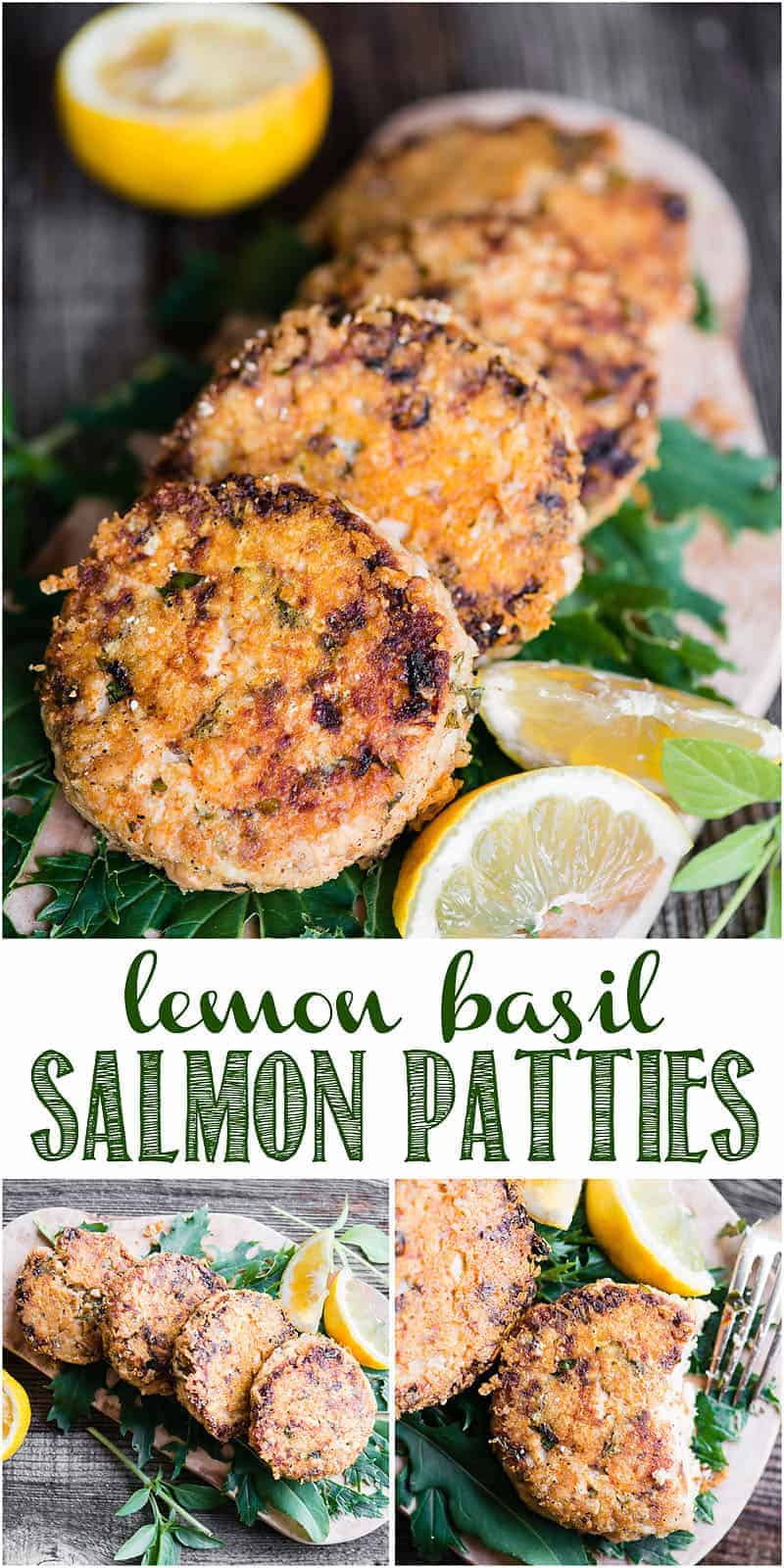 Parmesan Lemon Basil Salmon Patties Self Proclaimed Foodie