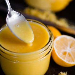 lemon curd with egg yolks