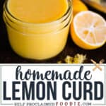 recipe for homemade Lemon curd