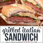 Loaded Grilled Italian Sandwich recipe