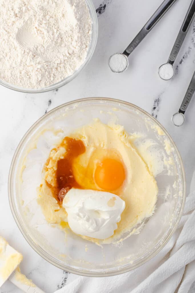 sour cream and egg for cookie batter