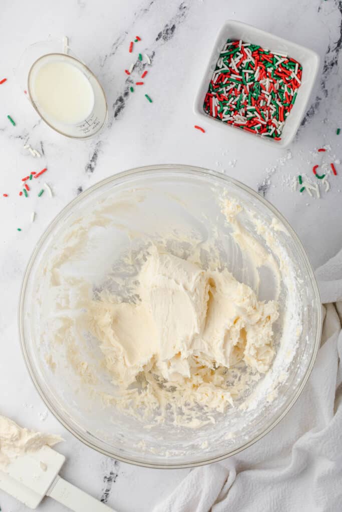 butter and vanilla for frosting