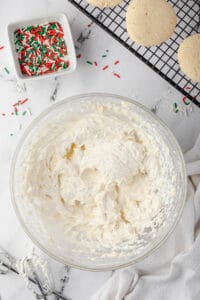whipped sugar cookie frosting