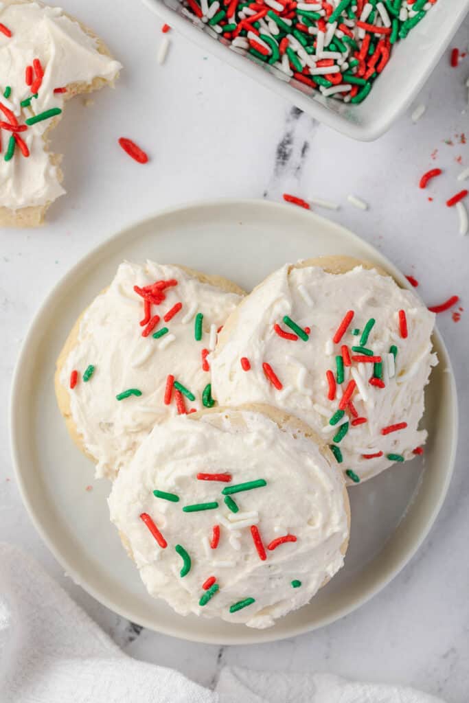 frosted Lofthouse Cookies