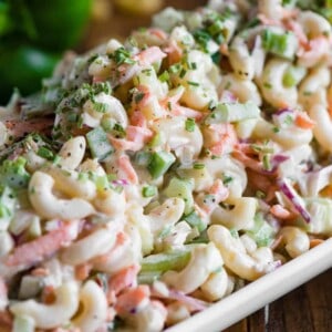 homemade creamy Macaroni Salad recipe