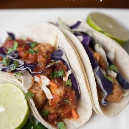 Bring the flavor of the islands to your family dinner table by making these fabulous Mahi Mahi Fish Tacos wrapped in soft corn tortillas.