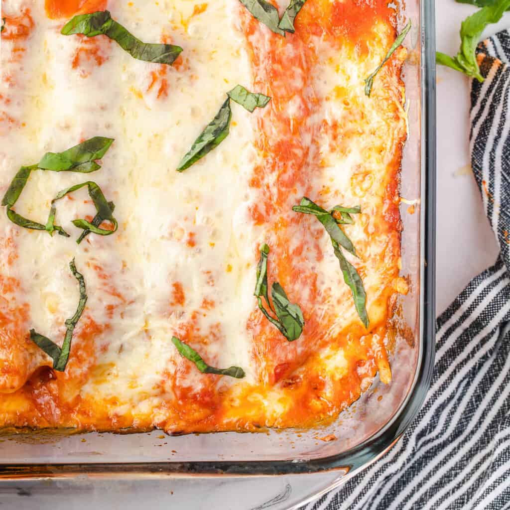 The BEST Homemade Cheese Manicotti Recipe