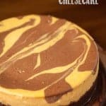 marbled chocolate pumpkin cheesecake