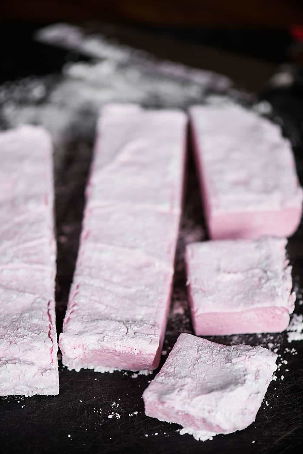 raspberry marshmallows