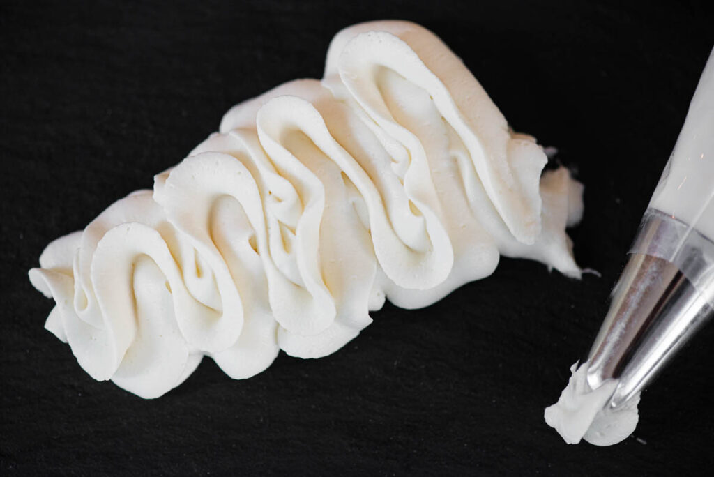 Whipped Cream Frosting with Cream Cheese - Stable & Perfectly Sweet