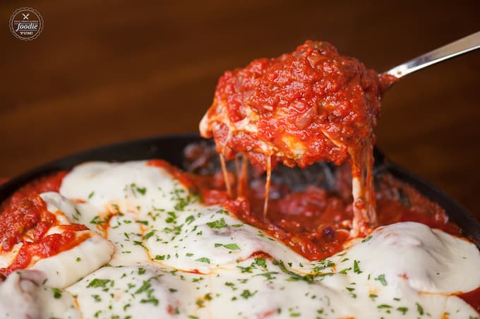cheesy meatball parmesan