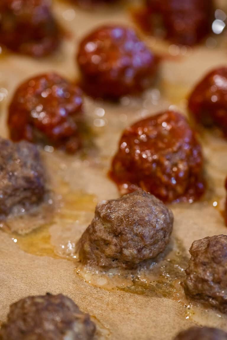 Meatloaf Meatballs {Bite Sized Appetizers!} - Self Proclaimed Foodie