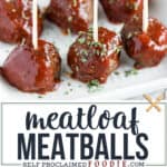 how to make meatloaf meatballs with ketchup sauce