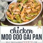 chicken Moo Goo Gai Pan