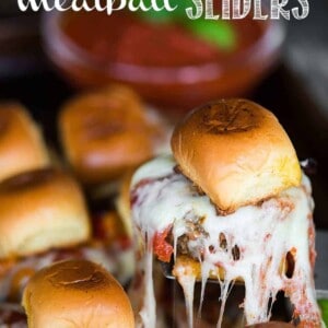Mushroom Blend Meatball Sliders, with a perfect blend of ground beef and mushrooms, held together by a tasty potato roll, make the best tailgating recipe!