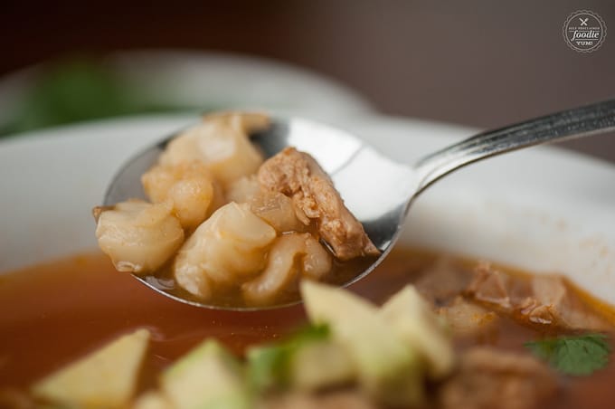 spoonful of easy pork posole recipe