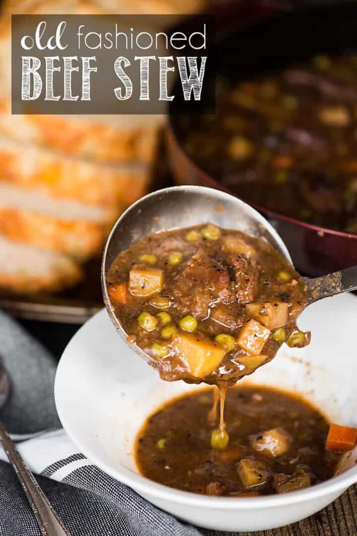 Old Fashioned Beef Stew - Self Proclaimed Foodie