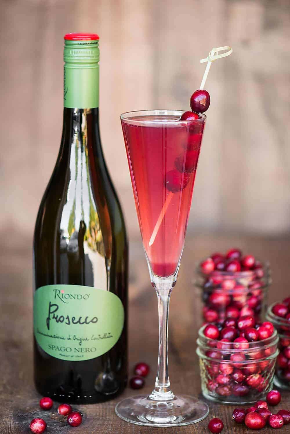 Orange Cranberry Prosecco single serving cocktail