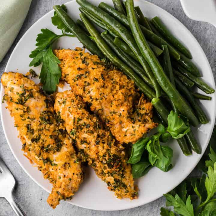 Parmesan Herb Crusted Chicken (Easy 30Minute Meal)