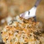 Parmesan Roasted Cauliflower Rice combines an easy and delicious vegetable side dish recipe with low carb cauliflower benefits!