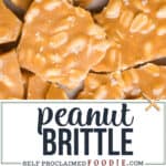 homemade peanut brittle recipe