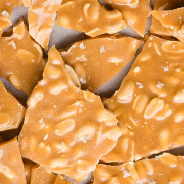 Homemade Peanut Brittle {Stove Top Recipe} - Self Proclaimed Foodie