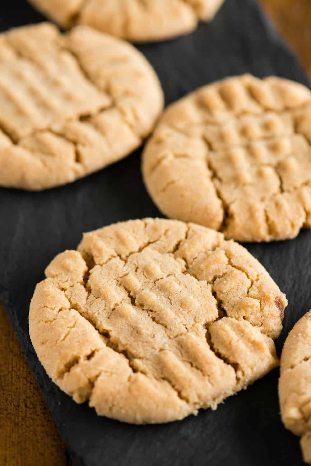 Old Fashioned Chewy Peanut Butter Cookies - Through My Front Porch