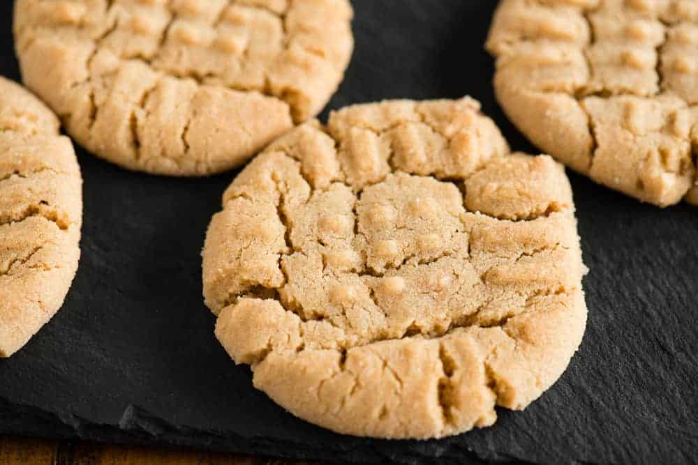 Old Fashioned Chewy Peanut Butter Cookies - Through My Front Porch