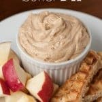 Create an easy-to-make snack and pair apple slices, waffle sticks and celery with this kid-friendly Peanut Butter Dip treat.