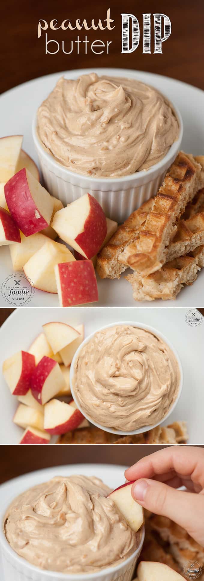 Easy Peanut Butter Dip Recipe Self Proclaimed Foodie