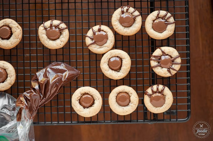 Peanut Butter Spider Cookies