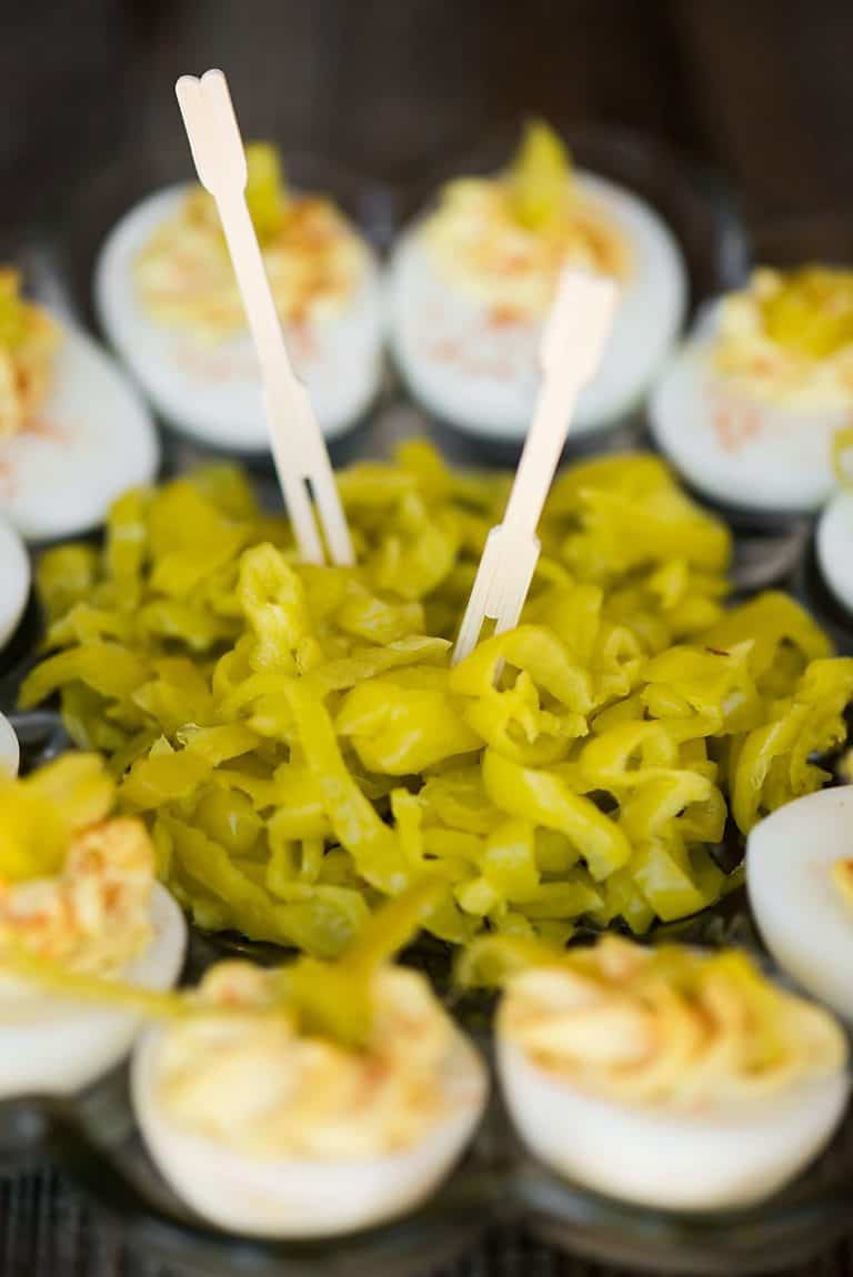 Peperoncini Deviled Eggs Self Proclaimed Foodie
