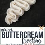 recipe for perfect buttercream frosting