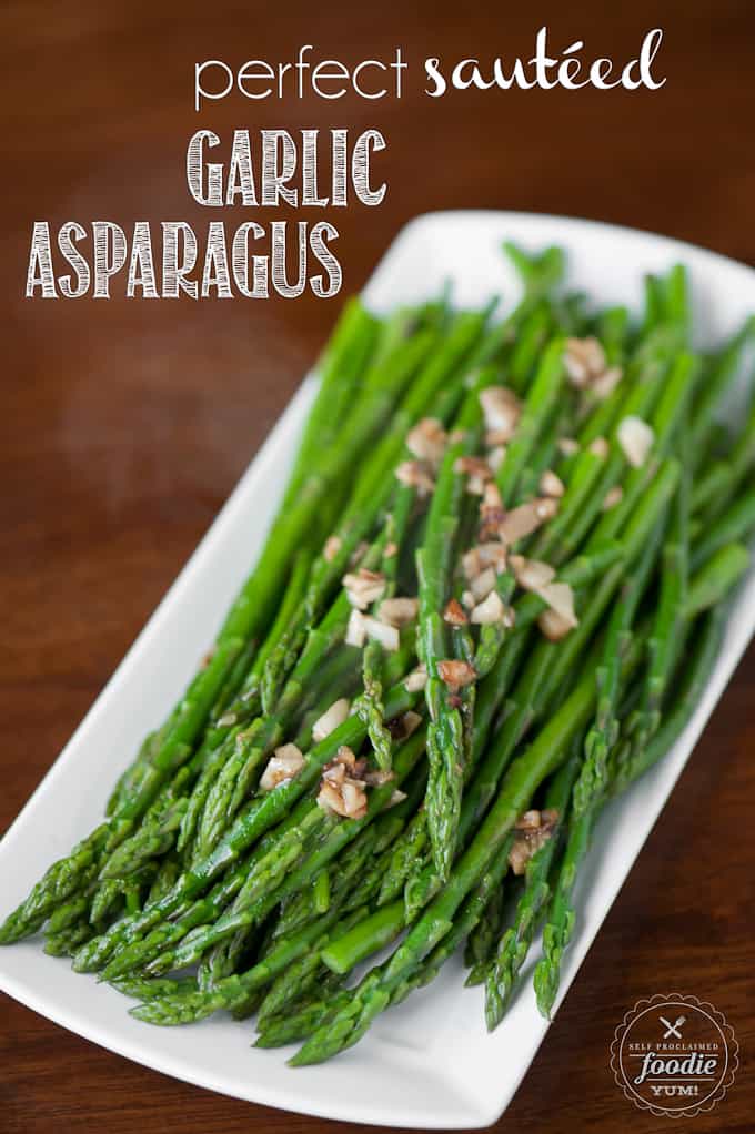 In less than ten minutes, you can make the most delicious Perfect Sauteed Garlic Asparagus. It is the easiest and tastiest spring vegetable side dish.