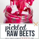 pickled raw beets recipe
