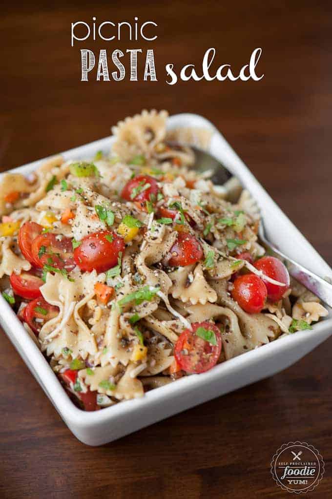 pasta salad with tomatoes