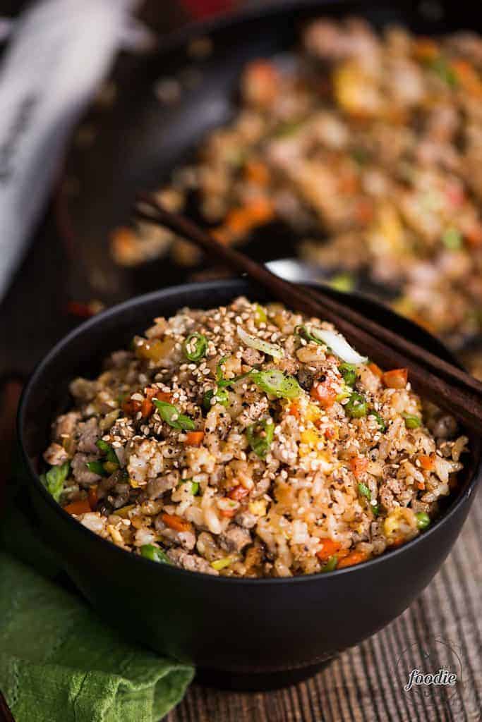 Authentic Pork Fried Rice Recipe and Video Self Proclaimed Foodie