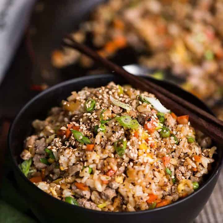 Authentic Pork Fried Rice Recipe and Video | Self Proclaimed Foodie