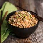 Pork Fried Rice, made with tender pork tenderloin, is a delicious and complete meal your family will love. See how easy it is to make pork fried rice just like a Chinese restaurant in your own kitchen!