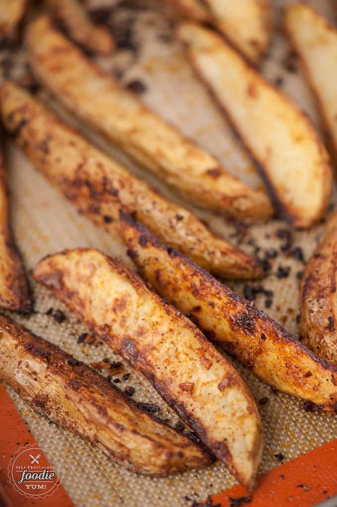 cooked potato fries